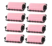 HAMPPLIES 8 Pièces Mousse Géants Pour Cheveux Rouleaux Éponge Auto-agrippants Pour Boucles Et Ondulations Outil De Coiffage Confortable
