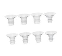 HAMPPLIES 8 pièces Silicone Flange Inserts For Wearable Breast Pump Diameter Adapters Safe And Practical Accessories For Breastfeeding