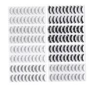 HAMPPLIES 80paires Faux Cils Bande Cils Œil de Chat Fins et Touffus Extensions Naturelles pour Yeux