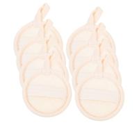 HAMPPLIES 8pièces Tampons Luffa Naturels Pour Gommage Corporel Exfoliant Lot De Éponges Exfoliantes Luffa Pour Douche Maison