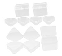 HAMPPLIES 9 pièces Boîte Rangement Cosmétique Transparente Étui Plastique Portable pour Éponges de Maquillage Protège-pouf Adapté Au Voyage et Usage Quotidien