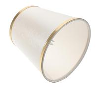 HAMPPLIES Abat Jour Clip Tissu pour Lampe de Bureau Éclairage Élégant et Pratique pour Salon Bureau ou Chambre Bord Rose Doré