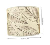 HAMPPLIES Abat Jour Tissu à Motif pour Lampe de Chevet Protection Poussière et Lumière Douce Remplacement pour Lampe de Bureau Salon et Chambre