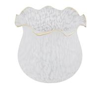 HAMPPLIES Abat Jour Verre Moderne pour Plafonnier et Suspension Diffuseur de Lumière Décoratif Simple pour Lampe de Salon et Chambre