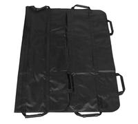 HAMPPLIES Alèse de Lit Imperméable pour Incontinence avec Poignées Coussin de Positionnement Réutilisable Tapis de pour Personnes Âgées et Soins Post-opératoires Noir