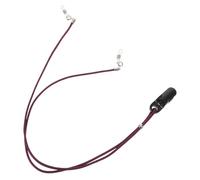 HAMPPLIES Anneau Anti-perte pour Appareil Auditif Violet avec Cordon Ajustable en Silicone, Clip Sécurisé pour Maintien Confortable des Aides Auditives, Sangle Pratique Adaptée aux