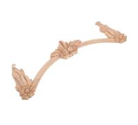 HAMPPLIES Applique Bois Sculpté Décoratif Ornement Mural et Mobilier Vintage Embellissement Bois Massif Non Peint pour Portes Armoires et Cadres