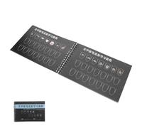 HAMPPLIES Apprentissage Nail Art pour Débutants Cahier de Pratique Manucure avec Modèles de Dessin Outil Portable pour Entraînement Main et Conception Ongles