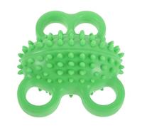 HAMPPLIES Balle d'Exercice Doigts Verte, Balle de Préhension Antidérapante en Matériau Élastique, Appareil de Renforcement Force de Préhension pour Rééducation et Thérapie Manuelle, Portable