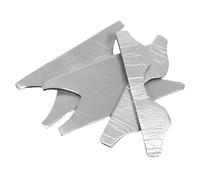 HAMPPLIES Bande D’insonorisation Auto-adhésive pour Tuyaux Cuisine 110 Mm, Manchon Mince Antibruit pour Coude de Tuyauterie, 2 Pièces, Isolation Phonique pour Plomberie et Drainage