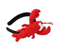 HAMPPLIES Bandeau Cheveux Bandeau Homard Peluche Taille Unique Coiffe Créative Garçon Et Filles Adultes Fête Déguisement