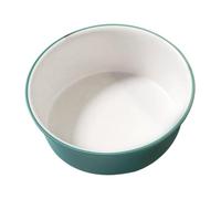 HAMPPLIES Bassin Rond Plastique Épais pour Salle de Bain et Cuisine Vasque Multi-usage pour Lavage Du Visage Linge au Design Contrasté Vert et Blanc Grand Format Pratique et Portable