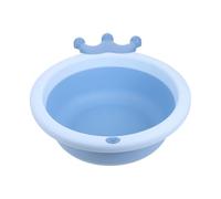 HAMPPLIES Bassine Pliante Pour Bébé Lavabo Pliable En Silicone Lavage Visage Pour - Pour Camping Et Pique-niques Couleur Bleu Accessoire Pratique Maison