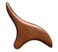 HAMPPLIES Bâton de Massage en Bois de Santal Doré Rouleau Manuel pour Pieds Outil Portatif D’Acupression pour Réflexologie Plantaire Détente Musculaire et Circulation Sanguine Massage