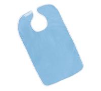 HAMPPLIES Bavoirs Adultes Lavables Bleus pour Seniors et Patients Protection Réutilisable la Salivation Confort pour Manger à Domicile ou Établissement