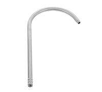 HAMPPLIES Bec Coudé en Acier Inoxydable 2 Cm pour Robinet Cuisine, Tuyau D'arrivée D'eau Solide, Pièce de Rechange Compatible pour Robinet D'évier Commercial et Domestique, Tube à Eau