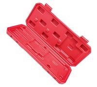 HAMPPLIES Boîte à Pied à Coulisse en Plastique Rigide Rouge, Étui de Rangement 0-150 Mm, Coffret de Transport Léger et Résistant pour Outils de Mesure, Boîte à Jauge à Vernier pour Atelier