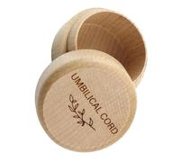 HAMPPLIES Boîte à Souvenirs pour Boîte Commémorative Cordon Ombilical avec Fermeture Hermétique Rangement Cheveux Dents Première Mèche Coffret Mémoire Pratique