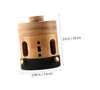 HAMPPLIES Boîte de Moxibustion Portable sans Fumée Brûleur Tube Moxa Brûlure Usage Polyvalent pour Abdomen Dos Jambes Adapté Aux Facile à Transporter pour Voyage et Détente Quotidienne