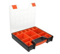 HAMPPLIES Boîte de Rangement Compartimentée Plastique Durable Organisateur de Visserie et Petites Modulables pour Écrous Clous et Boulons Pratique pour Atelier et Bricolage