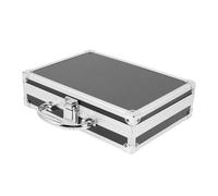 HAMPPLIES Boîte de Rangement Outils Métal avec Poignée Ergonomique Coffre Multifonction pour Cosmétiques et Accessoires Valise Portable pour Maison et Voyage