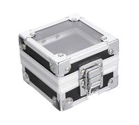 HAMPPLIES Boîte De Rangement Pour Forets à Ongles Compacte En Acrylique Noir Pratique Pour Professionnels Et Particuliers Rangement Manucure Nail Art Salon