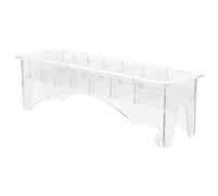 HAMPPLIES Boîte de Rangement pour Peignes Limiteur de Tondeuse à Cheveux Emplacements Organisateur pour Accessoires de Coiffure Couleur Couleur