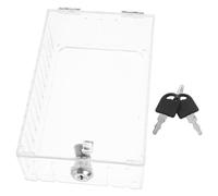 HAMPPLIES Boîte de Verrouillage Thermostat Murale Transparente avec Clé Protection pour Régulateur de Température Facile à Installer et Sécurisée