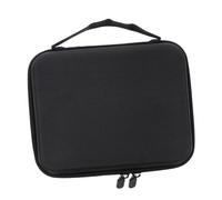 HAMPPLIES Boîte Rangement Huiles Essentielles Compartiments Étui Rigide Imperméable avec Poignée Organisateur Portable pour Bouteilles Huile et Vernis à Ongles Sac de Transport Pratique