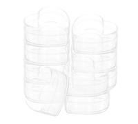 HAMPPLIES Boîtes à Bonbons de Cœur Couleur Pêche 10 Pièces Support de Rangement pour Mariage et Fête Romantique en Plastique