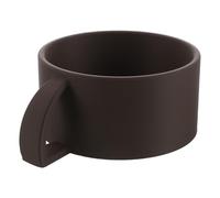 HAMPPLIES Bol à Savon à Raser Large Bouche avec Poignée pour Homme Bol Mousse Rasage Antidérapant Compatible avec Divers Savons et Crèmes Soin Peau Sensible pour Barbe