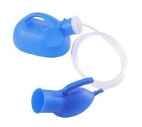 HAMPPLIES Bouteille D'Urine Portable 2000Ml En Avec Couvercle Et Tube Prolongateur Dispositif D'Urination D'Urgence Pour Personnes Âgées Voyage Camping Voiture Et Usage