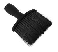 HAMPPLIES Brosse à Barbe Compacte Noire pour Hommes, Pinceau de Rasage Synthétique Multifonctionnel, Exfoliant Visage Doux, Manche Ergonomique, pour Soin et Nettoyage Barbe à Domicile Voyage