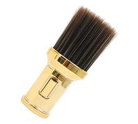 HAMPPLIES Brosse à Plumeau de Nettoyage Coiffure Taille Moyenne Brosse à Raser Salon de Coiffure Hommes Professionnels Nettoyage des Cheveux Cassés Or