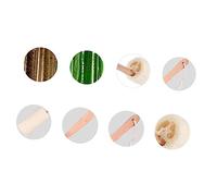 HAMPPLIES Brosse de Bain Exfoliante Naturelle Loofah avec Long Manche Bois Bois Brut pour Gommage Doux Peau