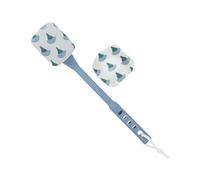 HAMPPLIES Brosse de Bain Longue Poignée Exfoliante pour Dos Brosse Nettoyage Corps Accessoire Bain Confortable et Épurateur Dos Pratique