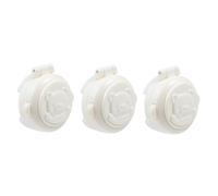HAMPPLIES Cache-boutons Protège les Boutons de Voiture et Machine à Laver en Abs Blanc de Sécurité pour Bébé Lot de 3 Pièces Design Adhésif Sécurité Garçon et Filles