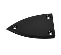 HAMPPLIES Cache Truss Rod Triangle Plastique Noir Protection pour Guitare Électrique et Basse