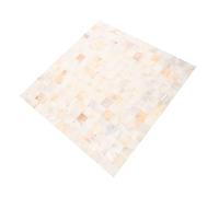 HAMPPLIES Carrelage Adhésif Mural sans Joint Naturel Blanc pour Décoration Intérieure DIY Salon Porche Résistant à Huile et Facile à Nettoyer Adapté Murs Lisses et Portes