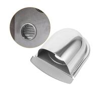 HAMPPLIES Chapeau de Cheminée Acier Inoxydable Protection Pluie et Vent pour Toiture Chapeau de Ventilation avec Joint Capot Étanche pour Conduit Dévacuation