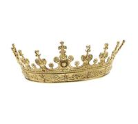 HAMPPLIES Couronne De Roi Pour Homme Coiffe De Prince Vintage Pour Représentations Bal Et Anniversaire Pour Événements à Thème Royal