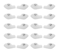 HAMPPLIES Coussinets Anti-frottement pour Col de Chaussures de Sport - 10 Paires de Patchs Adhésifs Noirs pour Protection et Réparation des Bords de Baskets - Confort Respirant,