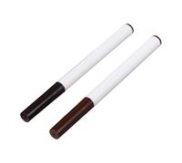 HAMPPLIES Crayon à Sourcils 2pcs Imperméable 4 Pointes Ultra Fines Tracé Précis, Coque en Plastique et Pigment Haute Intensité, Débutants