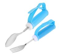 HAMPPLIES Cuillère De Rééducation Pour Personnes Âgées Ustensiles De Table Pour Personnes Âgées Cuillère À Manger Ustensiles De Récupération Après Un