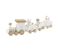 HAMPPLIES Décoration de Gâteau Train Écologique Ornement Train Mignon pour Fête Décor Table et Dessert Noël