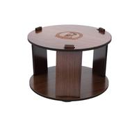 HAMPPLIES Distributeur De Bandes De Cou De Barbier En Bois Support De Bande De Papier Jetable Pour Salon De Coiffure Usage Professionnel