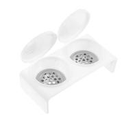 HAMPPLIES Double Cup Nail Art Soaking Bowl With Lid Manicure Brush Washing Cup For Acrylic Nails And Monomer Liquids Dual Compartment Design Prevents Evaporation Suitable For Home And Salon