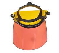 HAMPPLIES Écran Facial de pour Meulage et Soudure Écran avec Coussinet Frontal Confortable Masque Poussière et Éclaboussures pour Travaux Industriels