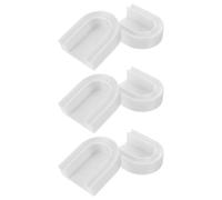 HAMPPLIES Ensemble de 6 Accessoires pour Ongles Gel Œil de Chat Blanc Support de U Antidérapant, Outils de Manucure pour Nail Art Précis à Domicile et Salon, Fournitures Nail Art