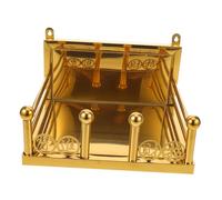 HAMPPLIES Étagère Murale Acier Inoxydable pour Statue Bouddhiste Support Guanyin et Guan Gong Tablette Polyvalente pour Présentation de Méditation Décor Feng Shui pour Salon